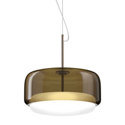 Vistosi Jube SP G LED Pendant Light - Color: Brown - Size: 1 light - JUBE S