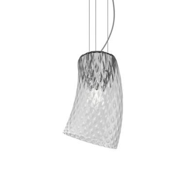 Vistosi Assiba SP G Pendant Light - Color: White - ASSIB SP G CRBT CR E26 U