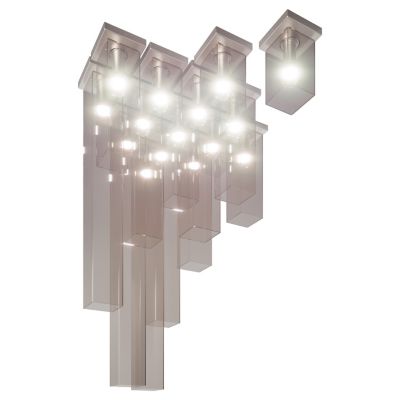 VST2210718 Vistosi Tubes 15 Light Flushmount - Color: Silver  sku VST2210718