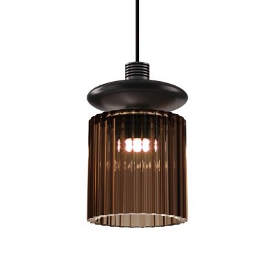 Vistosi Tread SP LED Mini Pendant Light - Color: Orange - TREAD SP TBTR BHS