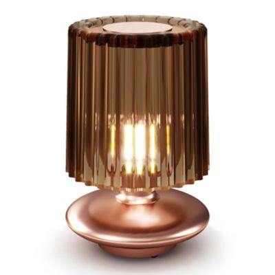 Vistosi Tread Table Lamp - Color: Copper - TREAD LT 0 TBTR RAS E12 UL