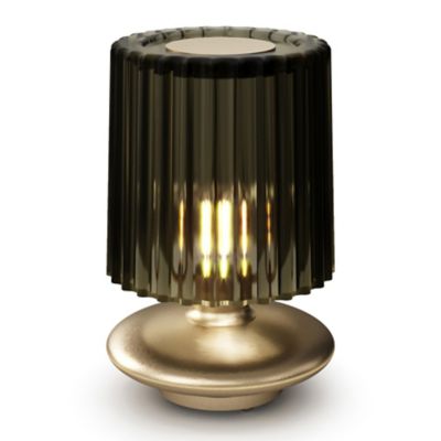 Vistosi Tread Table Lamp - Color: Gold - TREAD LT 0 VATR BKS E12 UL