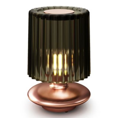 Vistosi Tread Table Lamp - Color: Copper - TREAD LT 0 VATR RAS E12 UL