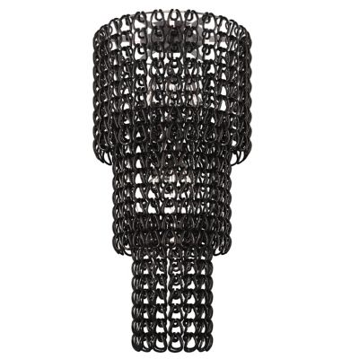 Vistosi Minigiogali PL CA3 Flushmount Light in Black, Size: 7 light