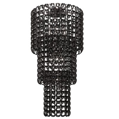 Vistosi Minigiogali PL CA3 Flushmount Light - Color: Black - Size: 7 light 