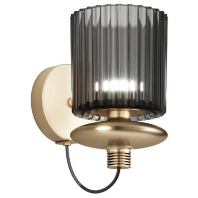 Vistosi Tread LED Wall Sconce - Color: Gold - TREAD AP FUTR BKS L22 13 UL