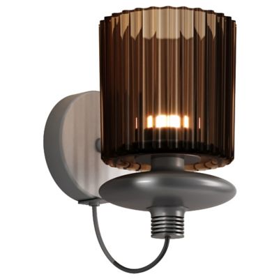 Vistosi Tread LED Wall Sconce - Color: Bronze - TREAD AP TBTR BHS L22 13 UL