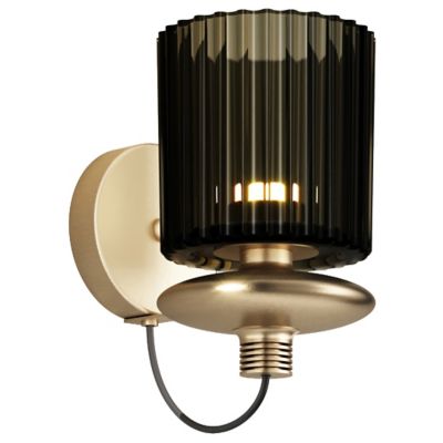 Vistosi Tread LED Wall Sconce - Color: Gold - TREAD AP VATR BKS L22 13 UL