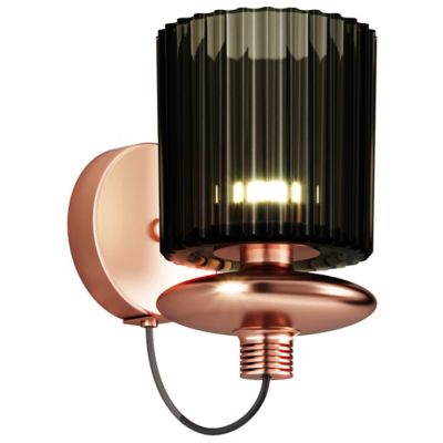 Vistosi Tread LED Wall Sconce - Color: Copper - TREAD AP VATR RAS L22 13 UL