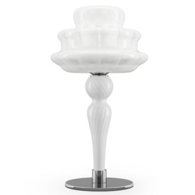 Vistosi Novecento Table Lamp - Color: White - Size: 1 light - NOVEC LT BCRI