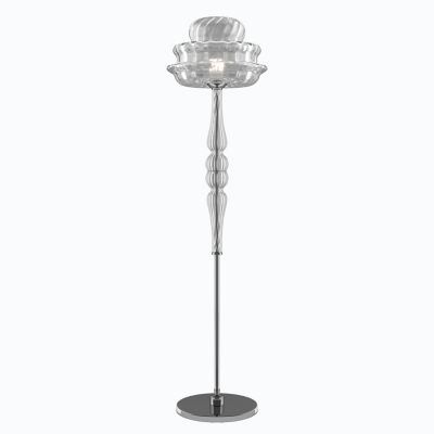 Vistosi Novecento Floor Lamp - Color: Clear - Size: 1 light - NOVEC PT CRRI