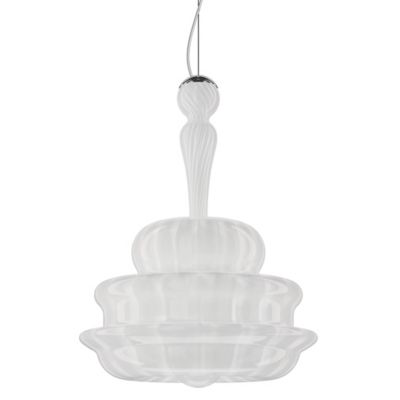 Vistosi Novecento Pendant Light - Color: White - Size: Large - NOVEC SP M B