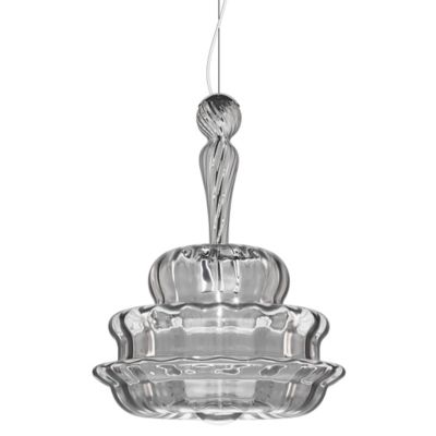 Vistosi Novecento Pendant Light - Color: Clear - Size: Large - NOVEC SP M C