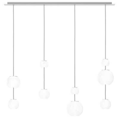 VST2212299 Vistosi Oto LIN Multi Light Pendant - Color: White sku VST2212299