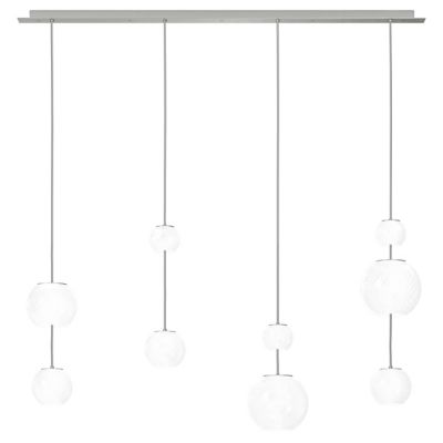 Vistosi Oto LIN Multi Light Pendant - Color: White - Size: 4 light - OTO SP