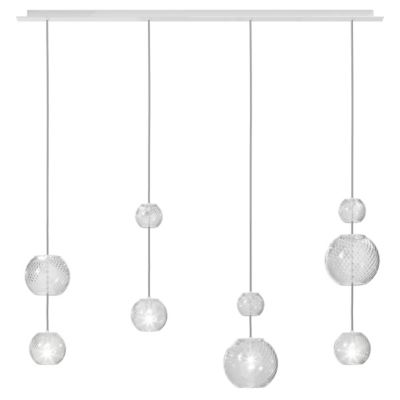 VST2212303 Vistosi Oto LIN Multi Light Pendant - Color: Clear sku VST2212303