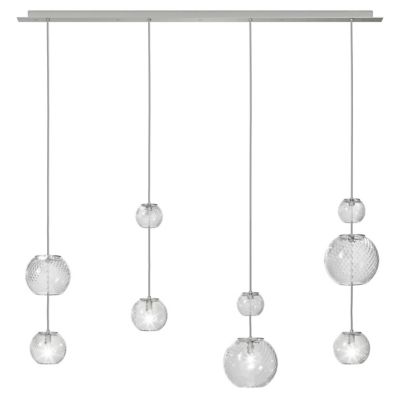 VST2212304 Vistosi Oto LIN Multi Light Pendant - Color: Clear sku VST2212304