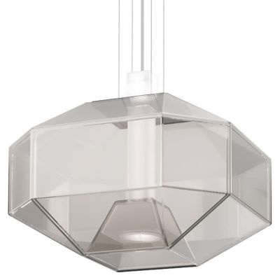 Vistosi Stone LED Pendant Light - Color: Black - STONE SP FUBC NN L22 12 UL