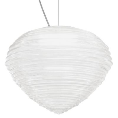 Vistosi Spirit LED Pendant Light - Color: White - SPIRI SP 37 BCLU BC L22 F