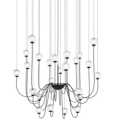 Vistosi Puppet Chandelier - Color: White - Size: 24 light - PUPPE SP 24 P B