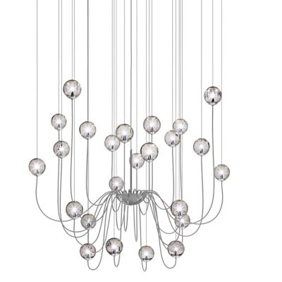 Vistosi Puppet Chandelier - Color: Grey - Size: 24 light - PUPPE SP 24 P FU