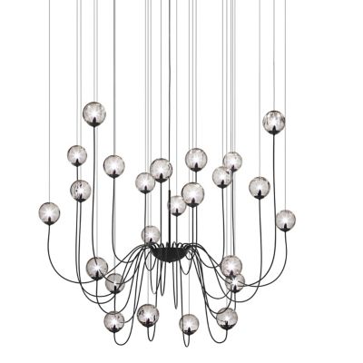 Vistosi Puppet Chandelier - Color: Grey - Size: 24 light - PUPPE SP 24 P FU