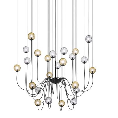 Vistosi Puppet Chandelier - Color: Amber - Size: 24 light - PUPPE SP 24 P M