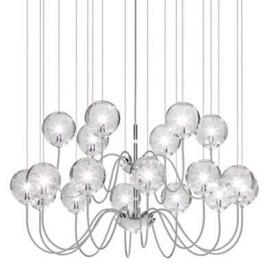 Vistosi Puppet 2 Tier Chandelier - Color: Clear - Size: 18 light - PUPPE SP