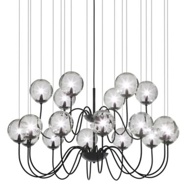 Vistosi Puppet 2 Tier Chandelier - Color: Clear - Size: 18 light - PUPPE SP