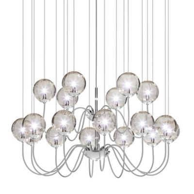 Vistosi Puppet 2 Tier Chandelier - Color: Grey - Size: 18 light - PUPPE SP 