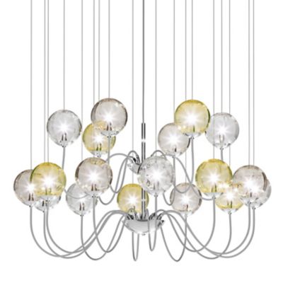 Vistosi Puppet 2 Tier Chandelier - Color: Clear - Size: 18 light - PUPPE SP