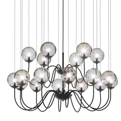 Vistosi Puppet 2 Tier Chandelier - Color: Clear - Size: 18 light - PUPPE SP