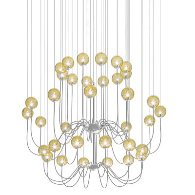 Vistosi Puppet 2 Tier Chandelier - Color: Amber - Size: 36 light - PUPPE SP