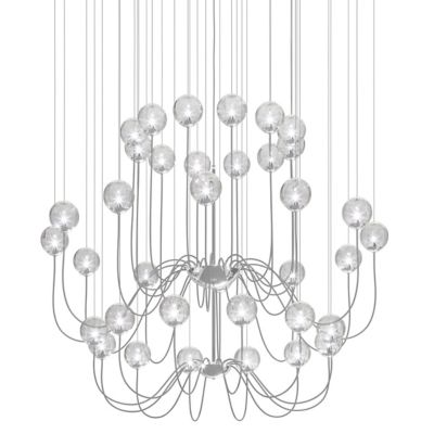 Vistosi Puppet 2 Tier Chandelier - Color: Clear - Size: 36 light - PUPPE SP