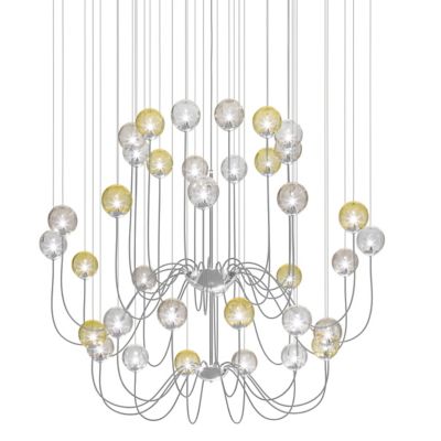 Vistosi Puppet 2 Tier Chandelier - Color: Clear - Size: 36 light - PUPPE SP