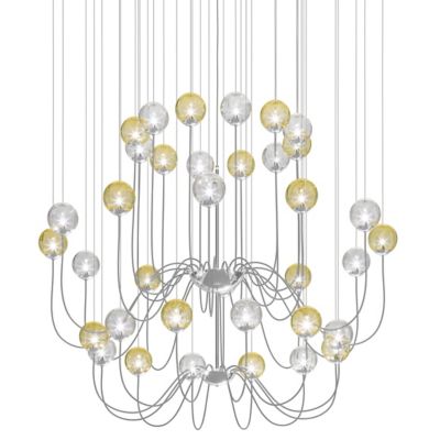 Vistosi Puppet 2 Tier Chandelier - Color: Amber - Size: 36 light - PUPPE SP