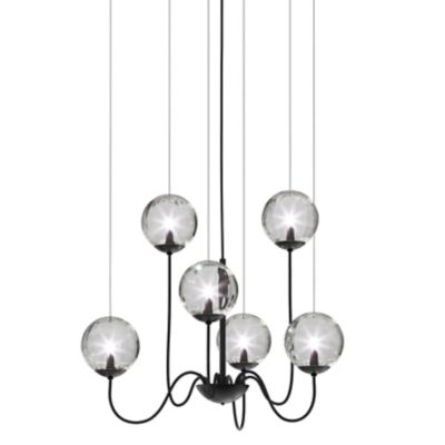 Vistosi Puppet 6P Chandelier - Color: Clear - Size: 6 light - PUPPE SP 6 P 