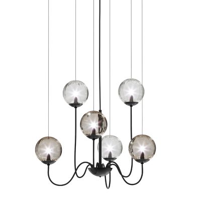 Vistosi Puppet 6P Chandelier - Color: Clear - Size: 6 light - PUPPE SP 6 P 