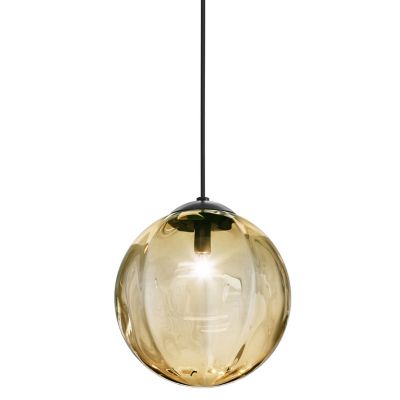 Vistosi Puppet Pendant Light - Color: Amber - Size: Medium - PUPPE SP M AMT