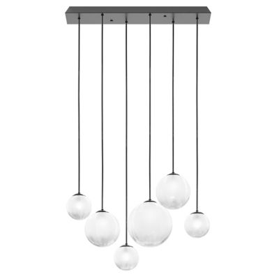 Vistosi Puppet Multi Light Pendant - Color: White - Size: 6 light - PUPPE S