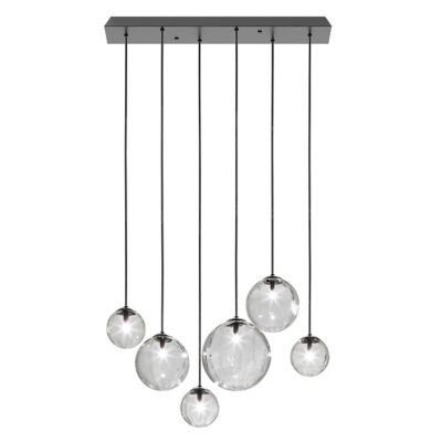 Vistosi Puppet Multi Light Pendant - Color: Clear - Size: 6 light - PUPPE S