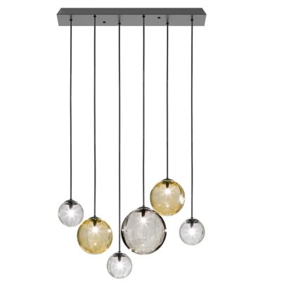 Vistosi Puppet Multi Light Pendant - Color: Clear - Size: 6 light - PUPPE S