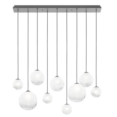 Vistosi Puppet Multi Light Pendant - Color: White - Size: 9 light - PUPPE S