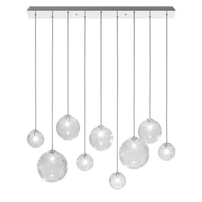 Vistosi Puppet Multi Light Pendant - Color: Clear - Size: 9 light - PUPPE S