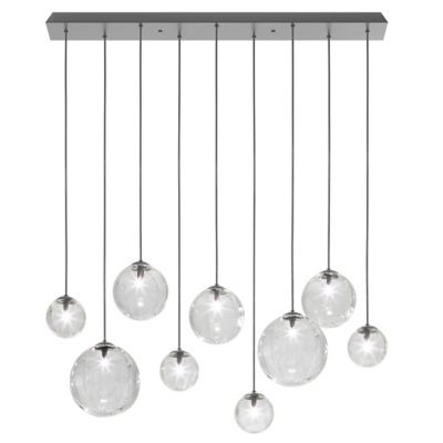 Vistosi Puppet Multi Light Pendant - Color: Clear - Size: 9 light - PUPPE S