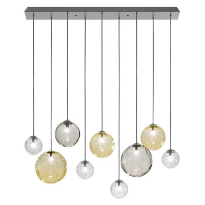 Vistosi Puppet Multi Light Pendant - Color: Clear - Size: 9 light - PUPPE S