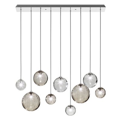 Vistosi Puppet Multi Light Pendant - Color: Clear - Size: 9 light - PUPPE S