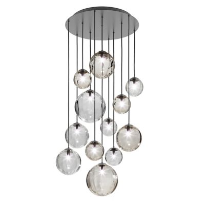 Vistosi Puppet R12/24 Multi Light Pendant - Color: Clear - Size: 12 light -