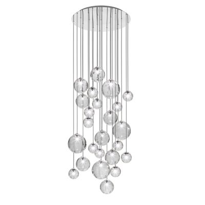 Vistosi Puppet R12/24 Multi Light Pendant - Color: Clear - Size: 24 light -