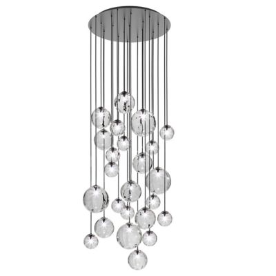 Vistosi Puppet R12/24 Multi Light Pendant - Color: Clear - Size: 24 light -